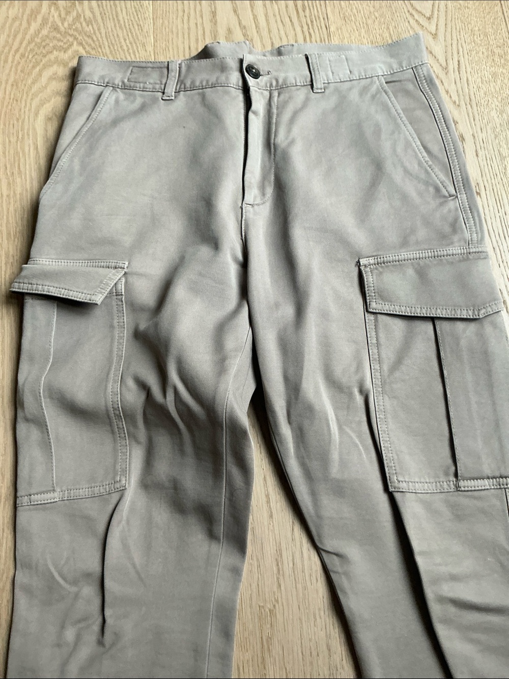Eleventy Men's Cargo Trousers in Light Brown
